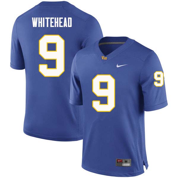 Men #9 Jordan Whitehead Pittsburgh Panthers College Football Jerseys Sale-Royal